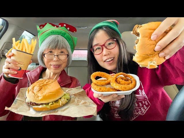 BURGERS & FRIES at Local 1950s Drive-In  ft Onion Rings & Crab Sandwich