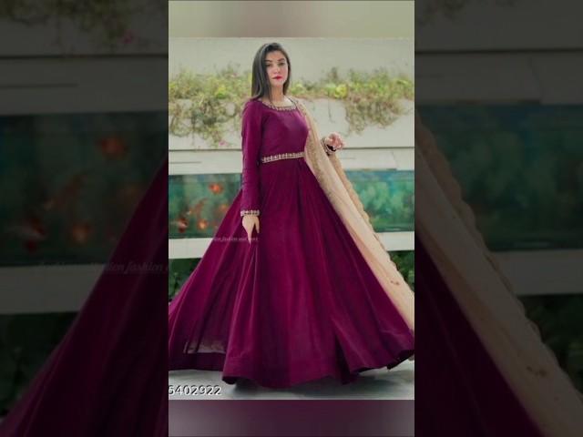 Party wear anarkali gown #shorts #youtubeshorts #gown #trendingshorts #shortsfeed #viralvideo #short