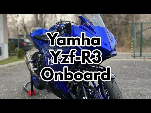 Yamaha YZF-R3 | Slovak Karting Center Onboard