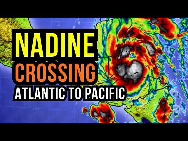 Tropical Storm Nadine will Cross Over....