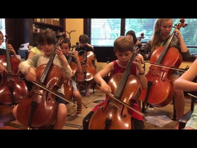 Perpetual Motion (Adam's arrangement),  Cello Choir June 5, 2017