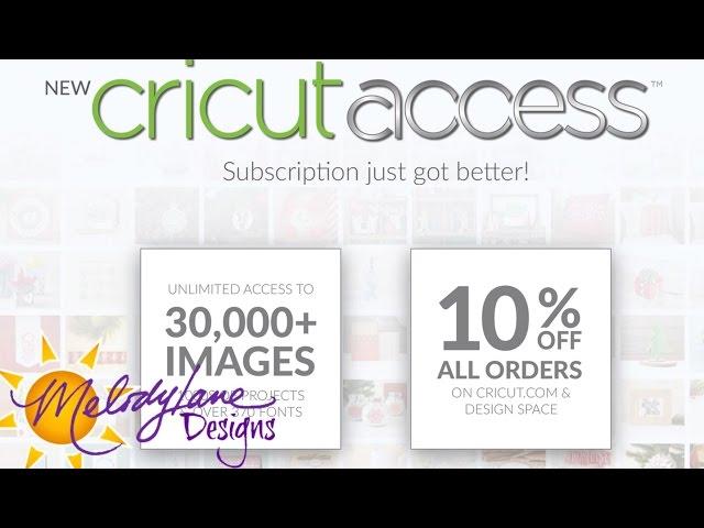 Cricut Access Subscription Update