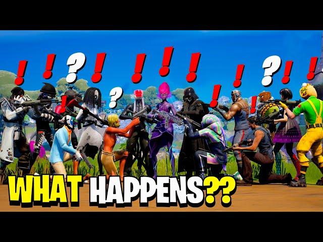 What Happens if ALL 31 Bosses Meet in Fortnite Season 4 Chapter 3 Event!