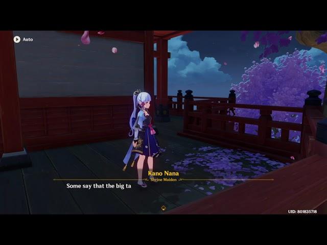 Genshin Impact 2 0 Talking to Miko about Sayu