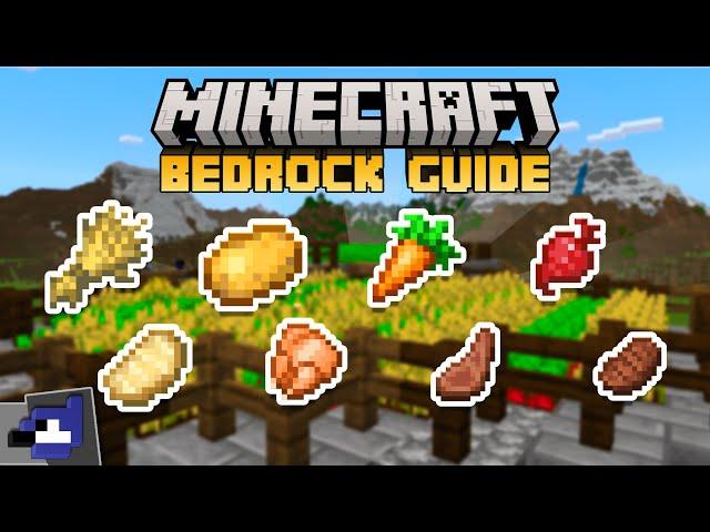 BEST FOOD for Early Game DISCOVERED! | Minecraft Bedrock Guide 1.20