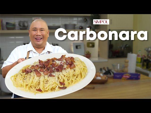 Cooking Authentic Italian Carbonara with Barilla | Chef Tatung