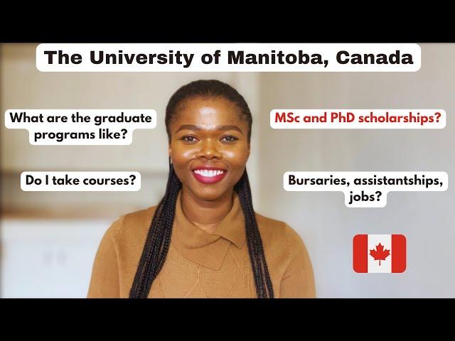 University of Manitoba Graduate Programs | MSc & PhD scholarships | Assistantships | Courses