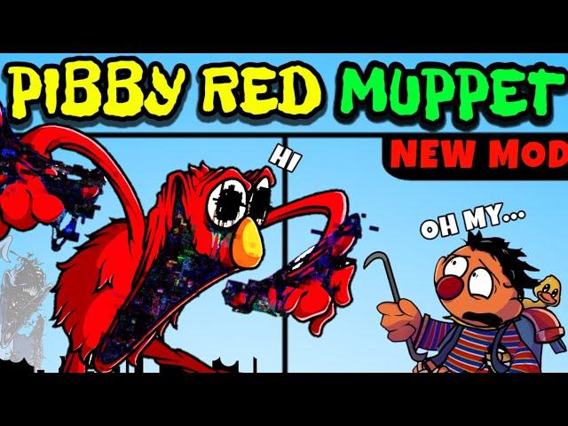 Friday Night Funkin' Pibby Broken Strings - Tantrum | Pibby Elmo, Sesame Street (FNF/Pibby/New)