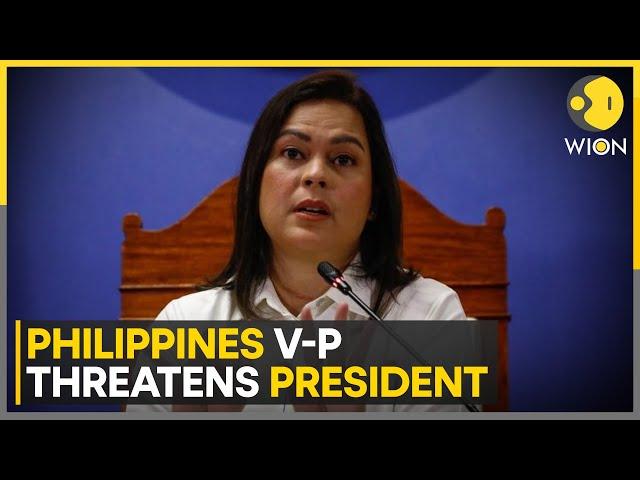 Philippine Vice President Threatens Retaliation Against President Marcos Jr. If She Is Killed | WION