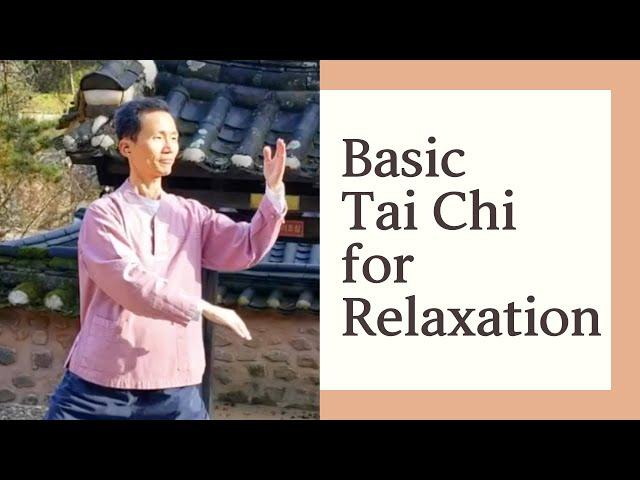 Basic Tai Chi Energy Breathing Meditation For Relaxation | Qigong Routine