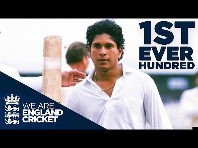 Sachin Tendulkar's First EVER hundred At 17 Years Old | England v India 1990 - Highlights