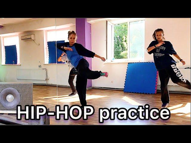 Hip Hop dance practice with students at BronxDS