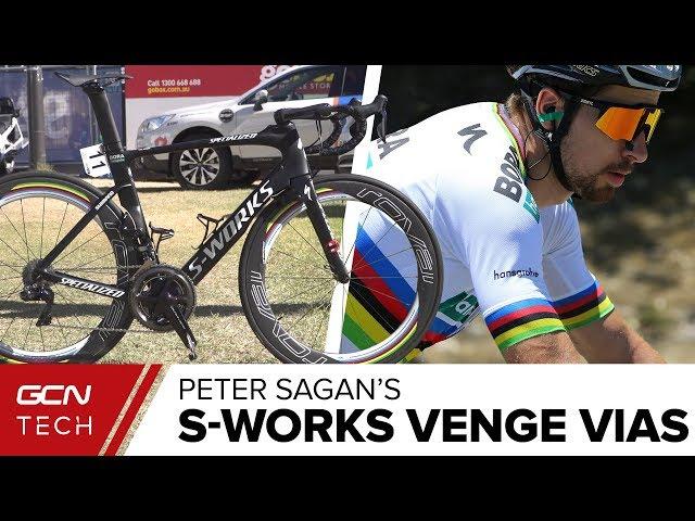 Peter Sagan's S-Works Venge Vias | Tour Down Under 2018