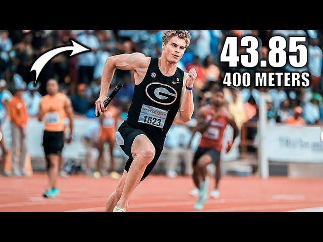 Matthew Boling Drops A Ridiculous Time || 2023 Texas Relays