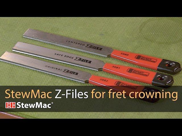 StewMac Z-Files for fret crowning
