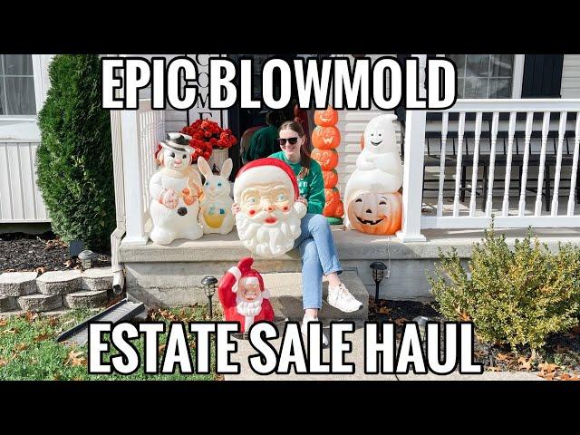 SO MANY BLOWMOLDS  | ESTATE SALE HAUL 