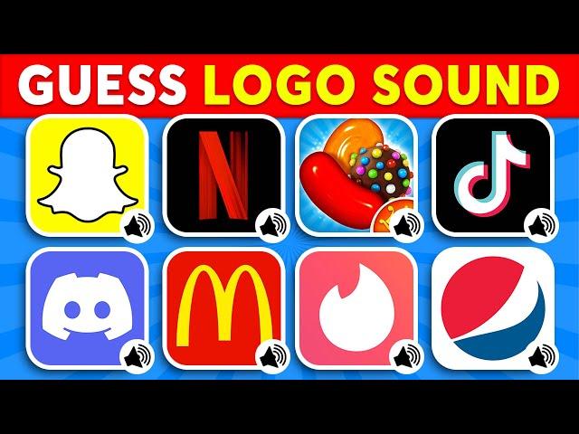 Guess The Logo Sound  McDonald's, Tiktok, Netflix, Pepsi | Logo Quiz 2024 | Quiz Sloth