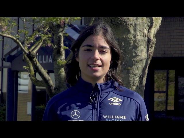 Williams Jamie Chadwick: Message to F1 in Schools