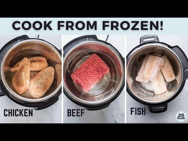 3 Quick & Easy Instant Pot Recipes | Frozen to Dinner in 30 Min!