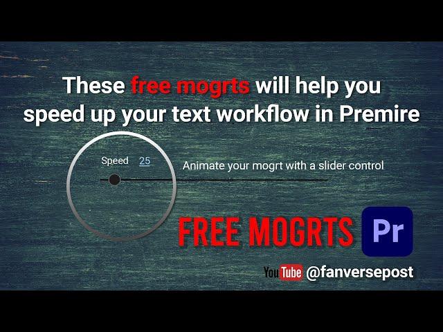 Text Highlighter - 5 FREE Premiere Pro Mogrts