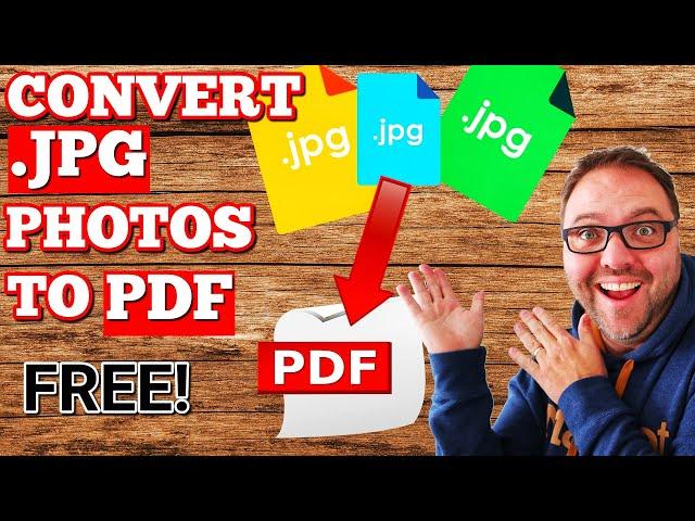 How to Convert JPG Photos to PDF - Free - Simple