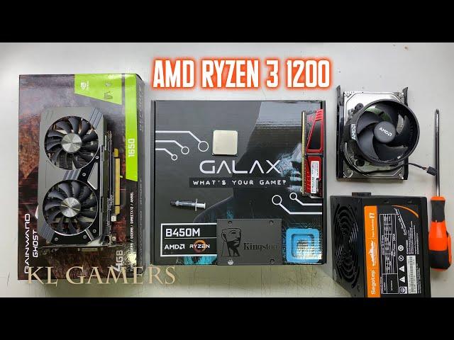 AMD Ryzen 3 1200 ASRock A320M-DGS ZOTAC GTX1060 Gaming PC Build Benchmark