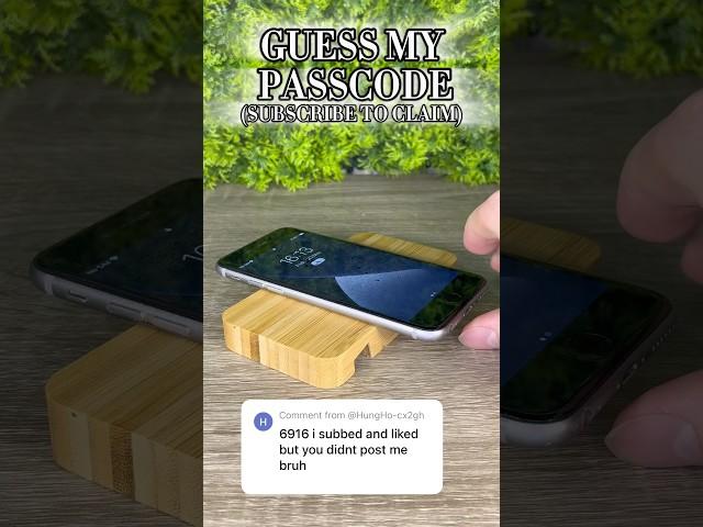 Guess My Passcode..🫣 #apple #appleiphone #iphone6 #iphone6s #appleproducts #ios #tech #iphone