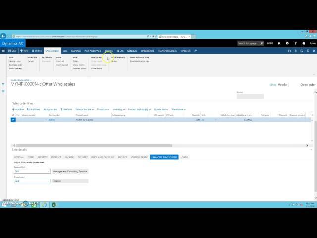 The New Microsoft Dynamics AX (AX7) -  Sales Order to Cash Process