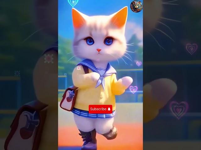 So beautiful cat dance  #aicat #dancingcat #shorts