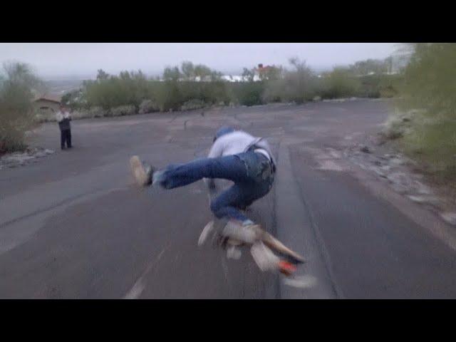 Crash Boarding - Longboard Crashes & Fails