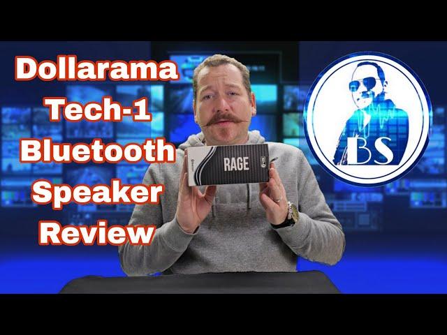 Dollarama Tech-1 Rage Bluetooth Speaker. Best Bluetooth Speaker Under $5