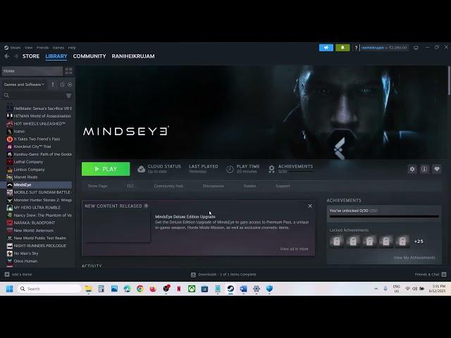 Fix MindsEye Not Launching/Won't Launch On PC