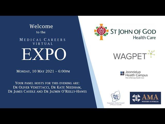 PMCWA and AMA(WA) 2021 Medical Careers Virtual Expo Night 1