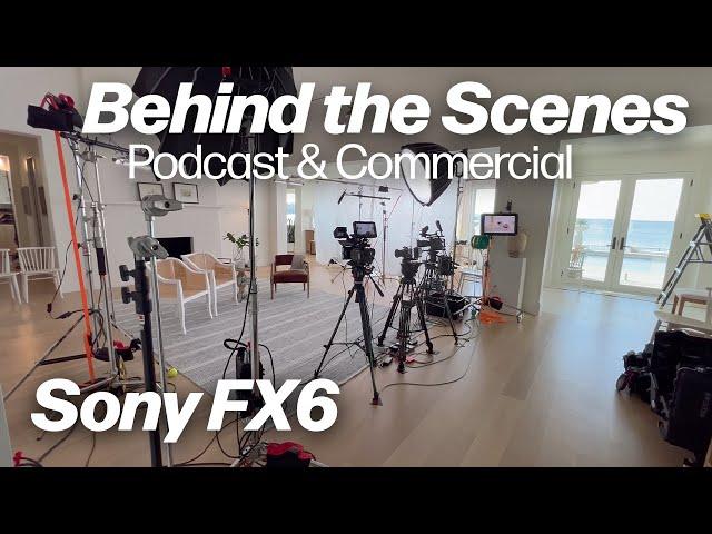 Podcast & Commercial in a Mansion FX6 Aputure Lighting | Dallas Gaffer - Pro Vlog 005