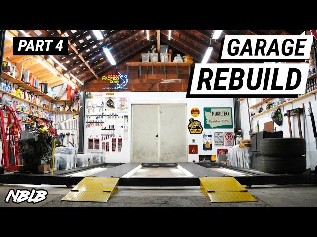 I Transformed My Garage Into The Ultimate Workshop, And Tested My New CAR LIFT!