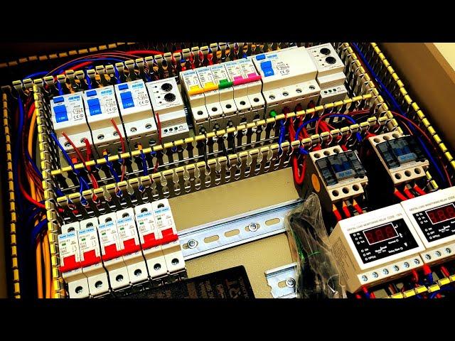 Industrial electrical panel wiring training with all details