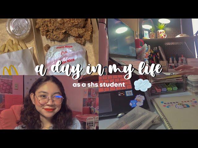 day in my life as a shs student  (humss) midterms + meetings, projects & more! | isabella gusto