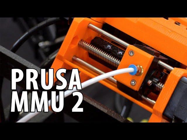 Prusa i3 mk3 MMU 2 - 3D Printing 5 Materials / Colors at Once #BAMF2018