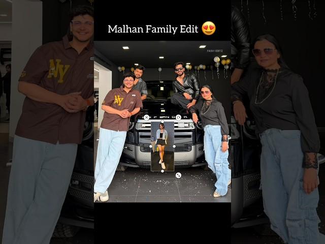 Ruchika rathore Photo Edit with Malhan Family  #triggeredinsaan #fukrainsaan #malhanfamily #edits