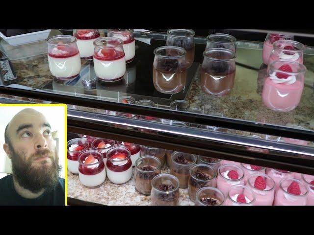 Poker Player Eats At The Bellagio Buffet in Las Vegas, Nevada