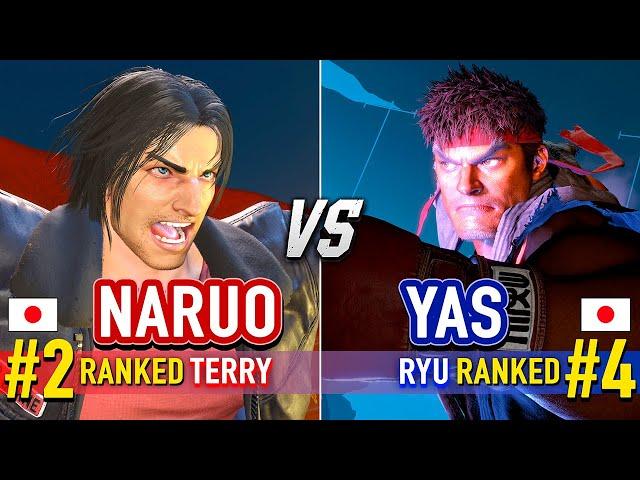 SF6  YAS (#4 Ranked Ryu) vs NARUO (#2 Ranked Terry) & HARUMI (Dhalsim)  SF6 High Level Gameplay