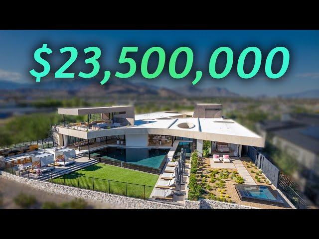 SECRET Vegas Mansion with a POOL in the LIVING ROOM?! (You HAVE to See This!)