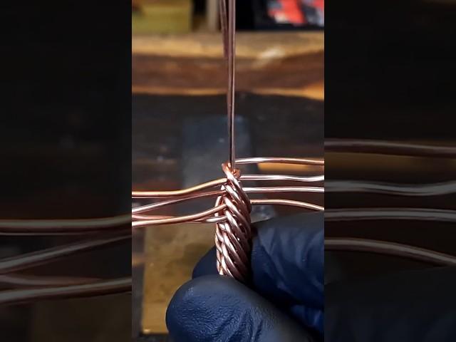 I Made a Simple, Braided Copper Cuff Bracelet