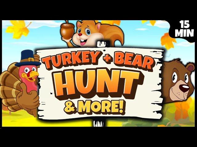  Turkey Hunt  Bear Hunt  Squirrel Run  Brain Break  Fall Brain Break