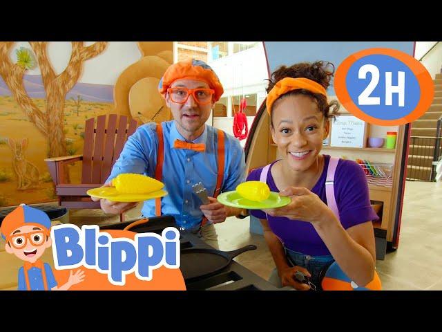 Southern California Children's Museum | Blippi | Kids Songs | Moonbug Kids