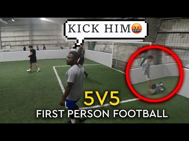 INDOOR SOCCER GETS HEATED | First Person Football | Soccer POV in Sofive