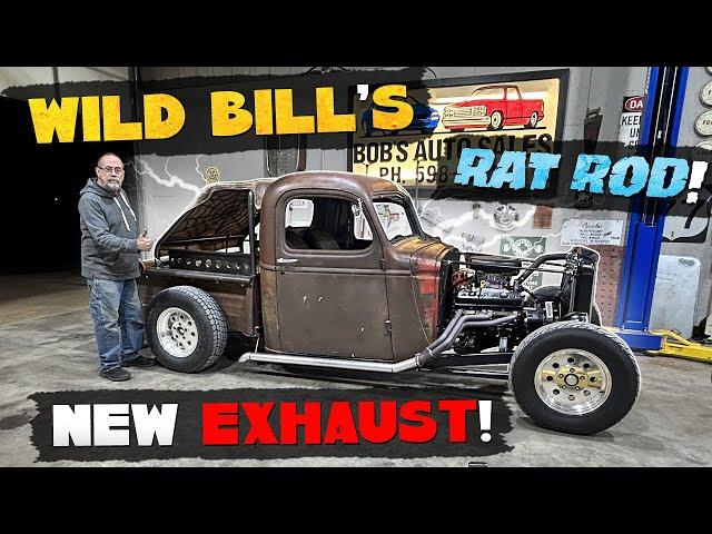 Horse Power increase?!? Custom Exhaust for Bills RAT ROD!