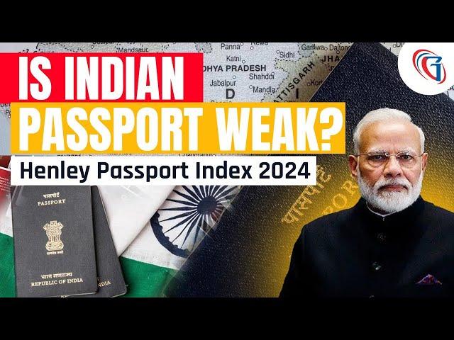 Is Indian Passport Weak? Henley Passport Index 2024 | Current Affairs For All Competitive Exams 2024