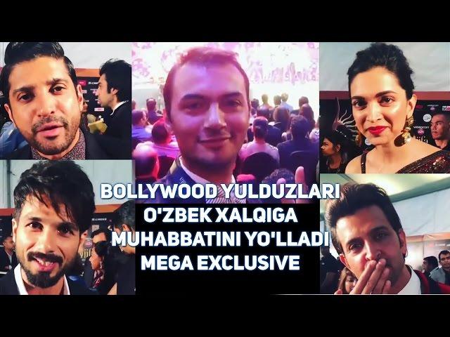 Bollywood yulduzlari o'zbek xalqiga muhabbatini yo'lladi!!! Mega Exclusive!!!