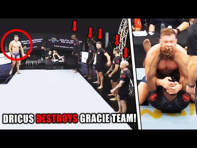 Dricus Du Plessis DESTROYS Entire Gracie BJJ Team